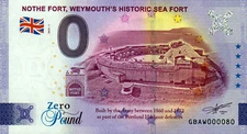 0 Euro Note - Zero Pound - Great Britain - Nothe Fort 2023-1