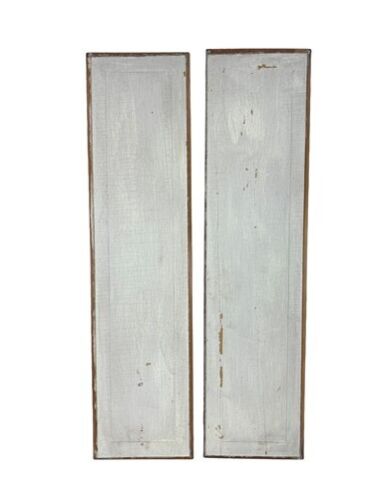 4 Wooden Door Panels, Cupboard Furniture Architectural Salvage, Arts Crafts A75, - Picture 3 of 9