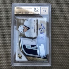 2005-06 SPX Alexander Steen Rookie BGS 9.5/ 10 Auto Game Jersey Signed Leafs