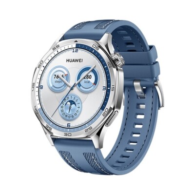 HUAWEI WATCH GT 5 ブルー Huawei Watch GT 5 Bluetooth iOS Android Smartwatch (46mm/Blue/1.43