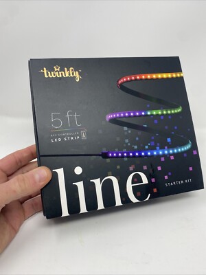 Twinkly Line  Starter Kit AppControlled Adhesive  Magnetic Light Strip with (16