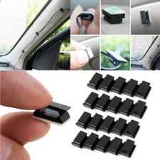 20x Adhesive Clamp Wire Cord Cable Holder Tie Organizer Clips Car Accessories