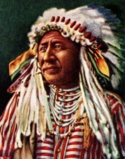 115/284 Immagine da Collezione Indiani Corvi Guerriero Bianco Cigno Piume