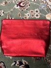 Nwt Shiseido Brand New cosmetic makeup bag pouch red