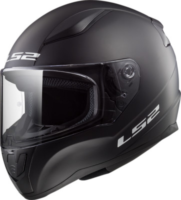 LS2 Rapid II Solid Full Face Motorcycle Helmet Matte Black  Large