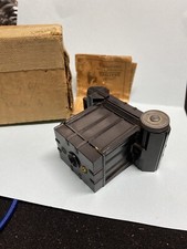 A10046 Univex Vintage Bakelite Miniature Camera, Model A w/Original Box Instr