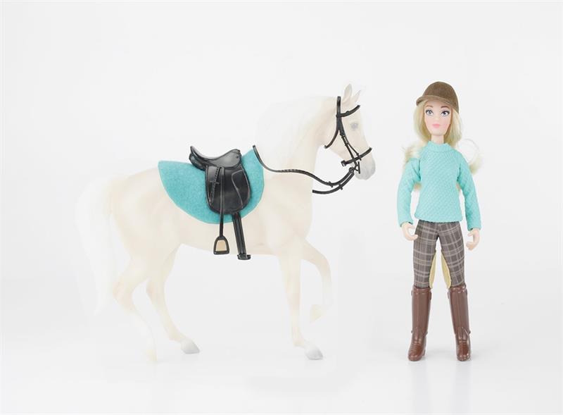 Breyer Horses Classics Size Heather, Casual English Rider Doll #62022 w/ Tack