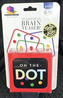 On The Dot Brain Teaser Game Brainwright Ages 10+ Dr. Toy Award 