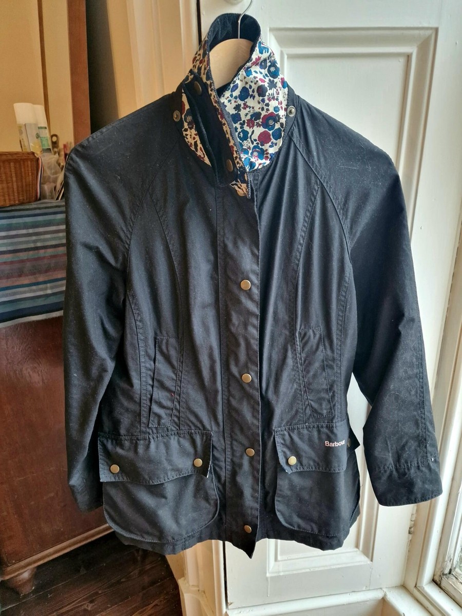 新品未使用　Barbour バーブァー COWEN 　レアモデル　サイズ36 黒 BARBOUR X ENGINEERED GARMENTS Cowen Wax Jacket Made in