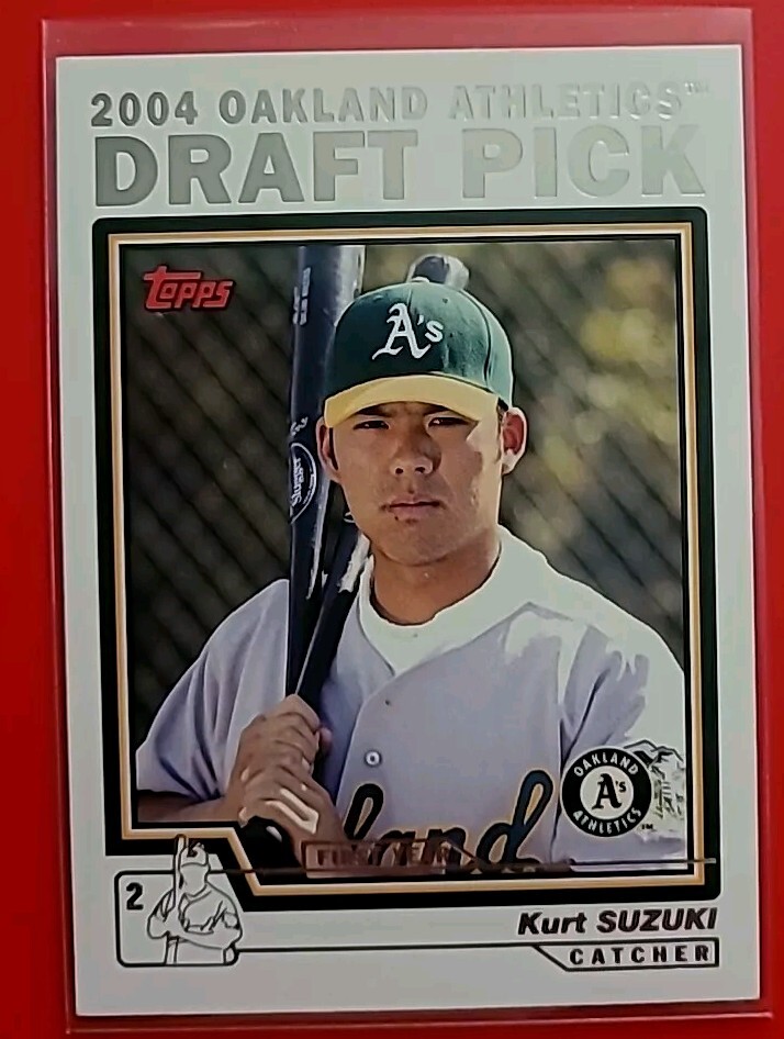 Kurt Suzuki 2004 Topps First Year Draft Pick MLB RC Card No. T87