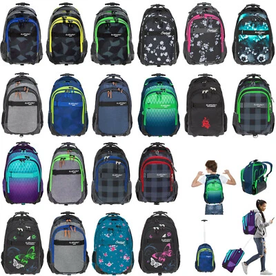 Trolley Schultrolley Elephant Signature Mädchen Jungen Schulrucksack + Heftbox