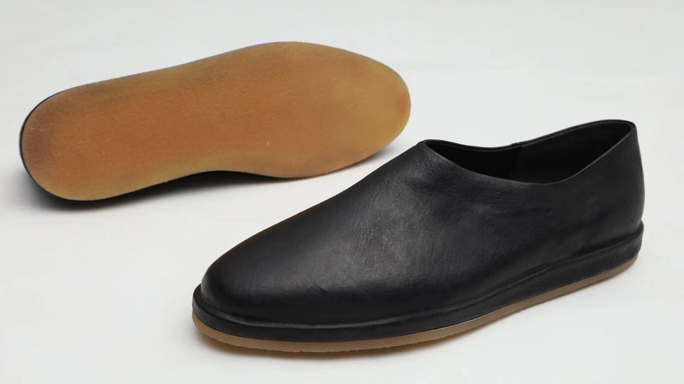 Fear of God Cordovan Mule Slip On Loafers Size 44/ US 11 in Black Leather FOG