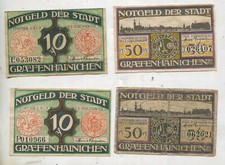Pieniądze awaryjne: Graefenhainichen Saksonia-Anhalt 4 sztuki (377)