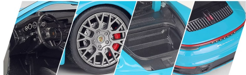 #####1/24 Porsche 911 Carrera 4S Blue AU Dispatch Welly######################## - Picture 2 of 9