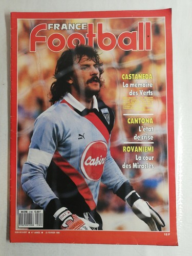 N27 France Football N2.185 février 1988 Castaneda, Cantona, Rovaniemi