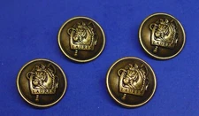 4 RALPH LAUREN Replacement buttons Dark Bronze Equestrian Motif Good Used Cond.