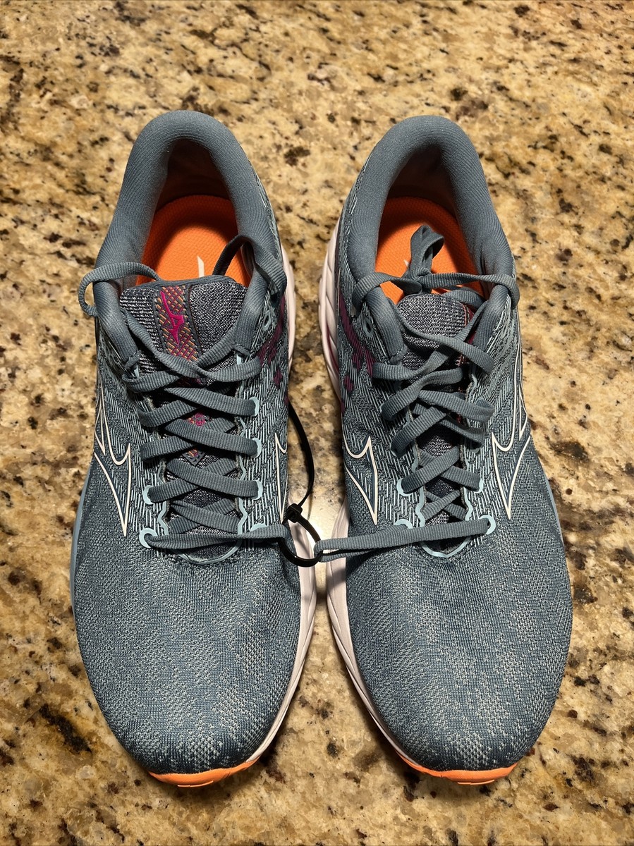 Mizuno Running Women's Wave Inspire 19 Shoes, Size Provincial Blue  White