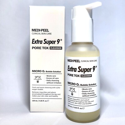 Medi Peel Extra Super 9 Plus Pore Tox Cleanser 120ml Bubble Cleansing K-Beauty