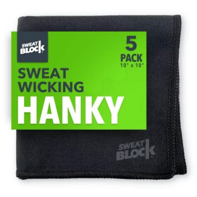 Microfiber Sweat Absorbing Handkerchief - Sport Gym Daily Use - for Hands Fac...