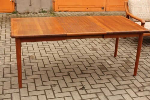 TRUE VINTAGE KS Møbel DENMARK for Korup Stolefabrik Teak ESSTISCH 60er Tisch 60s - Bild 3 von 19