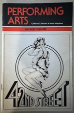 42nd Street National Tour Playbill Millicent Martin, Jon Cypher, Lee Roy Reams