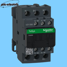LC1D32JL NEW Schneider IEC contactors 20HP at 480VAC, 208VAC 50/60Hz coil