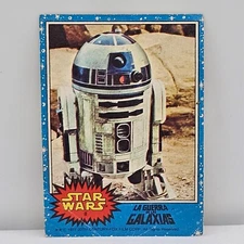 STAR WARS BLUE 1978 CARD STANI N°8 R2-D2