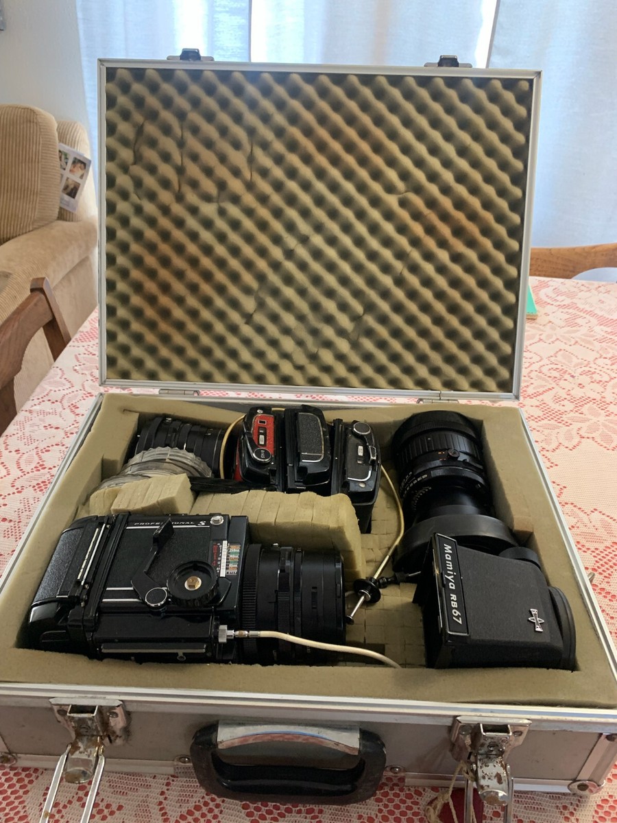 Nice New Price* MAMIYA RB67 Pro S W/ 3 Lenses 50 90 150 mm Hard