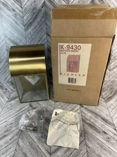 Kichler Antique Solid Brass K-9430 Seedy Glass Light 60W