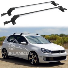 For Vw Golf Gti Mk6 Mk7 Roof Rack Cross Bars Luggage Cargo Kayak Carrier Wlocks