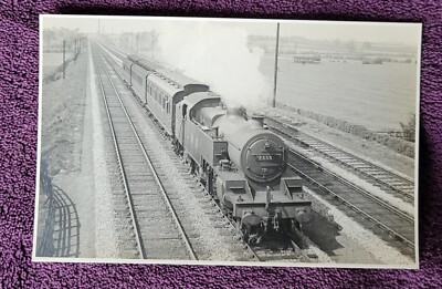 Postkarte LMS 1939, Lok Nr. 2335 on Selby Route, T.J. Edgington Collection