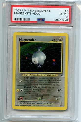 Magnemite (Unlimited) graded PSA 6 for sale on eBay