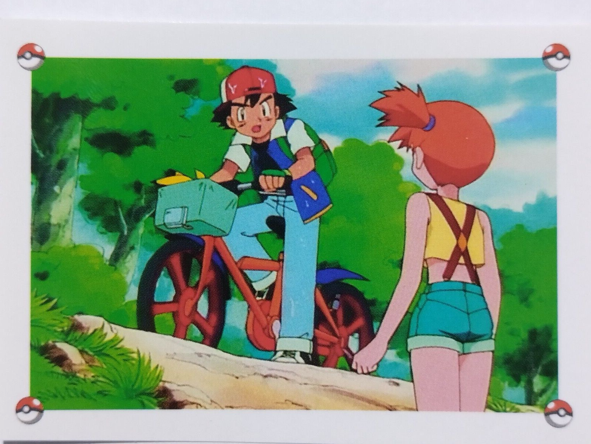 2023 POKEMON Orange Island Sticker CG #004 ASH AND MISTY Peru