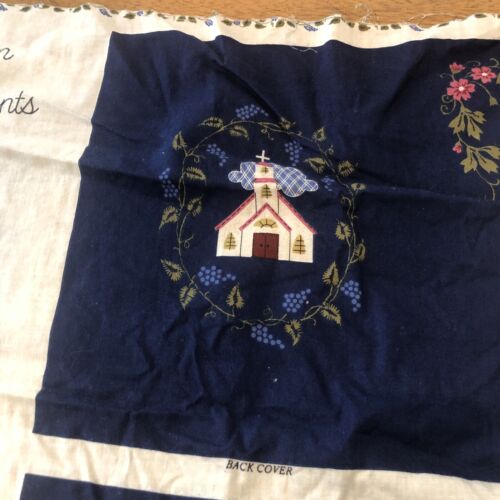 Vintage The Ten Commandments Cloth Book Fabric Panel Craft Cut & Sew Sewing Gift - Picture 4 of 18