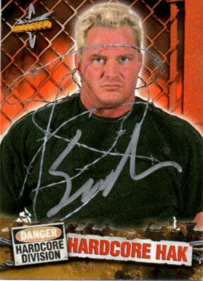 ECWプロレスカード サンドマン Sandman Signed 8x10 ECW Wrestling Promo Photo Champion