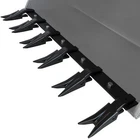 Bucket Tooth Bar 46/49/53/61'' Tractor Bucket 6/7 Teeth Bar 4560lbs Load-Bearing