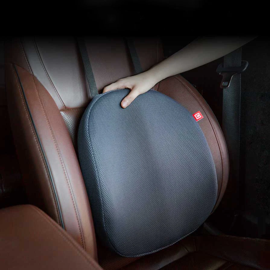 Lower Back Pain Cushion Memory Foam Driving Seat Lumbar Support