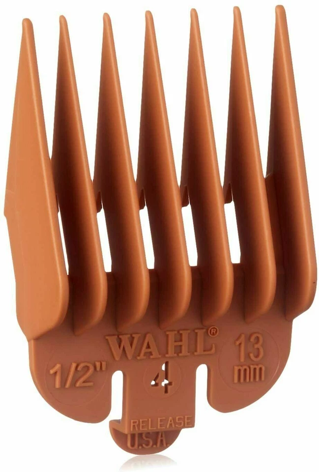 Genuine Wahl Orange 13mm No.4 Taper Clipper Hair Trimmer Comb Guide Attachment