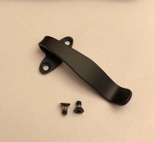 Flat Black Titanium Deep Carry Pocket Clip For Benchmade 3300 3350 3320BK Pagan - 第 1/7 張圖片