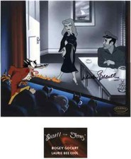 Warner Brothers-Bacall To Arms Limited Edition Cel Signed By Lauren Bacall