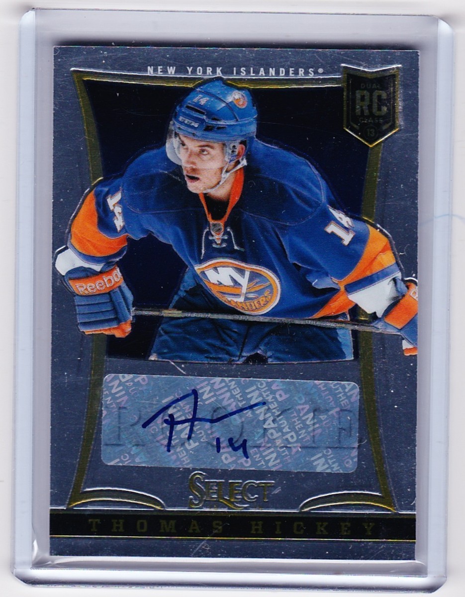 13-14 2013-14 SELECT THOMAS HICKEY ROOKIE SIGNATURES AUTOGRAPH