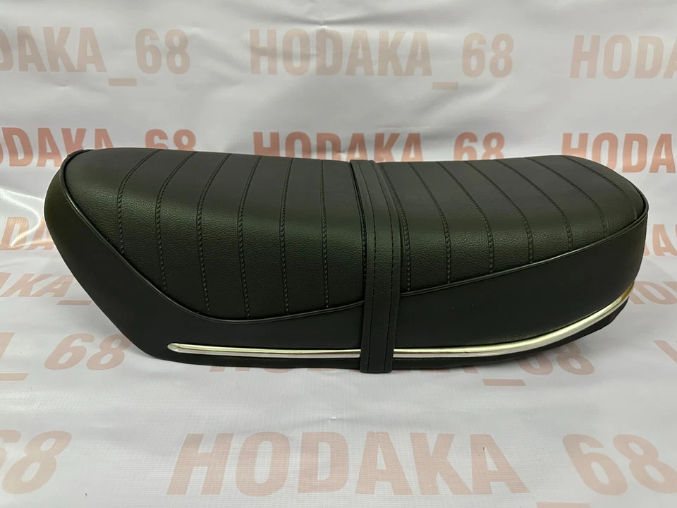 Asiento completo estilo moldura cromada nuevo Honda Trail 70 1974-1976 ST50 ST70 CT70 DAX. Foto 4 de 4