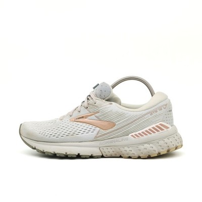 Brooks Damen Adrenaline GTS 19 Sneaker EU 42 Weiß/Rosa 1202841B120