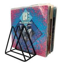 45rpm Vinyl Record Storage Holder - 7inch Stand Metal Wire Rack Holds up to 33 A