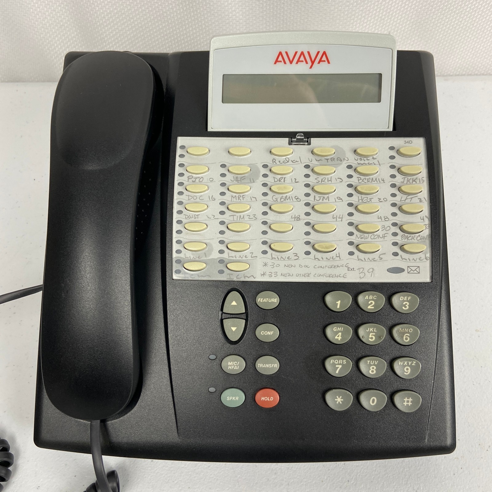 Avaya Partner 34D Business Desk Phone Eurostyle Display Series 2 II 700420052