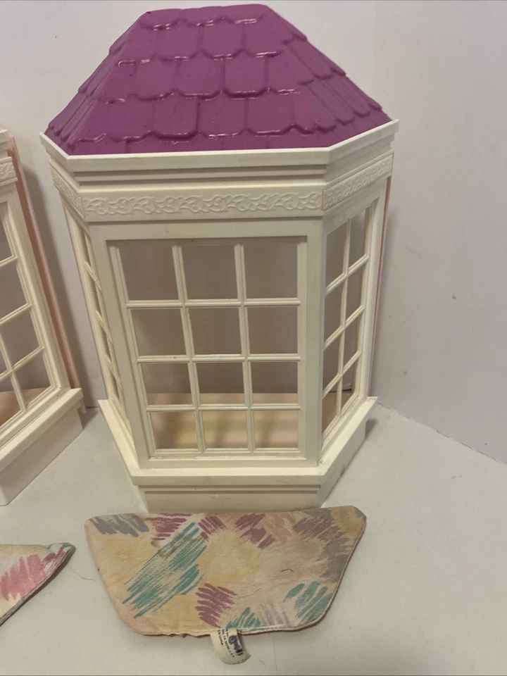 1990 Barbie Magical Mansion Lot Of 2 Window Seats Bottom Floor-see Desc - Image 2 of 4