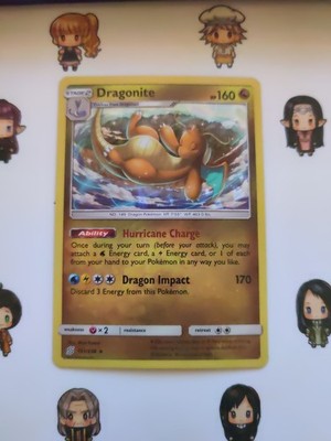 Pokemon TCG Dragonite 151/236 Unified Minds Cracked Ice Holo MP