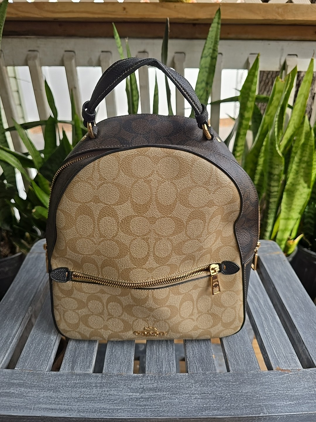 coach shoulder backpack - image 1