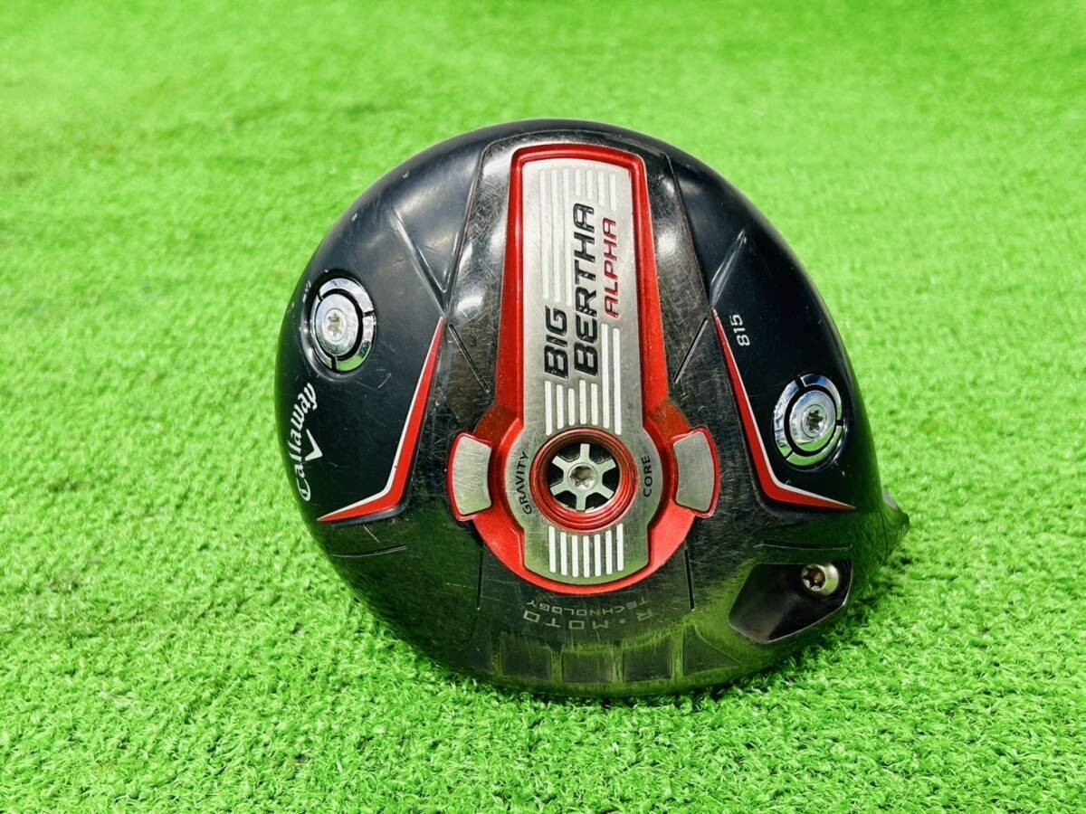 Callaway BIG BERTHA ALPHA 815 LEFTY 1W Driver 9.0° Head Only
