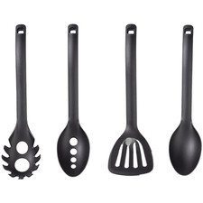 Image of Home Cooking Nylon Utensil Set Heat Resistant Kitchenware Ergonomic Handle